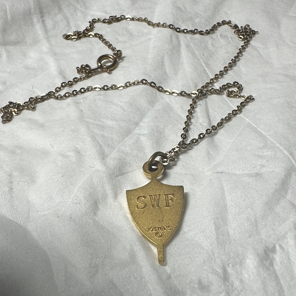 Vintage Jostens senior scholastic key Pendant Necklace - Picture 6 of 8